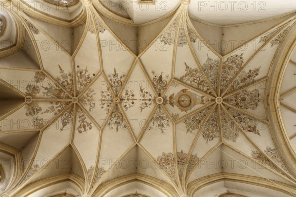 Started in 1410 by Hans von Burghausen, vault in the choir, St., Sankt, Saint