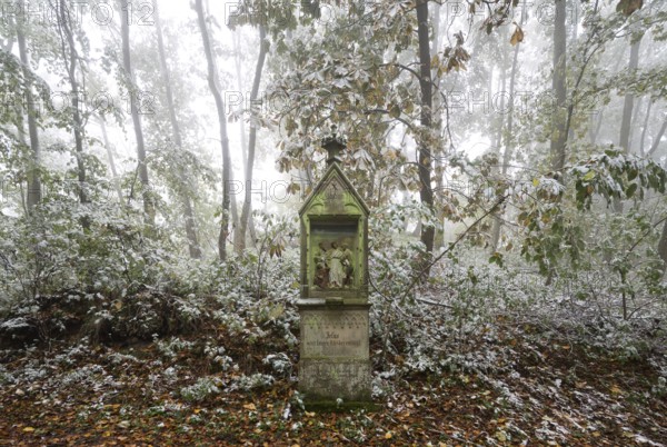 Station of the Way of the Cross in the forest, St., Saint, Saint