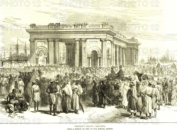 Prinsep's ghaut, Calcutta Kolkata, West Bengal, India, Asia