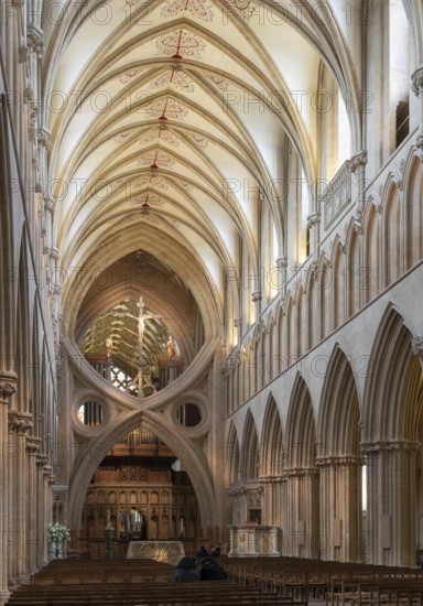 Wells, Cathedral, view to the east