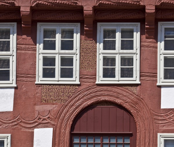 Bad Gandersheim Half-timbered house no. 9 Am Markt 69693 Built in 1552 Formerly an inn Today used