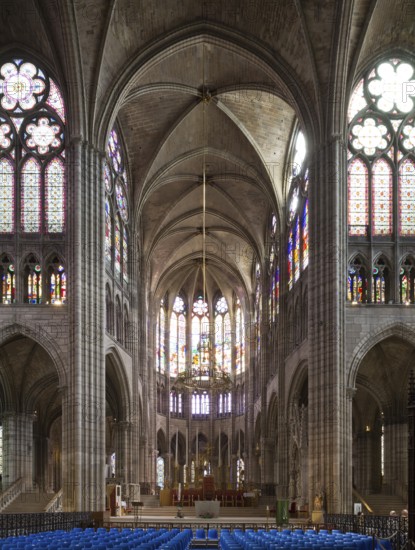 View into the choir to the east, St., Sankt, Saint