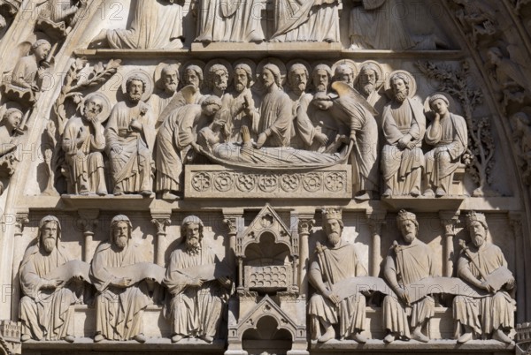Northern west portal, tympanum, St., Saint, Saint