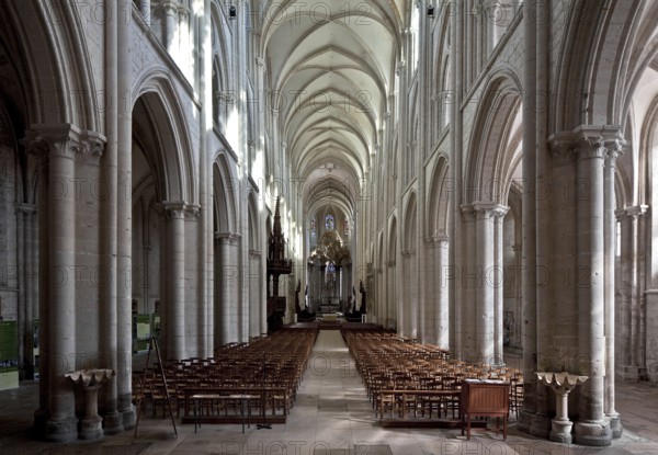 Fécamp Normandie Sainte-Trinité, Built 1175-1220 View to the east