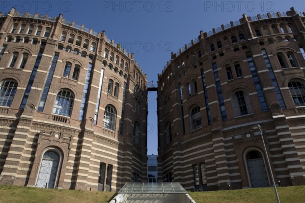Gasometers C and D, 1898, remodelled by Wilhelm Holzbauer in 2001