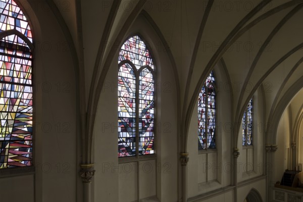 Southern clerestory with windows by Anna Schneider-Lang, St., Sankt, Saint