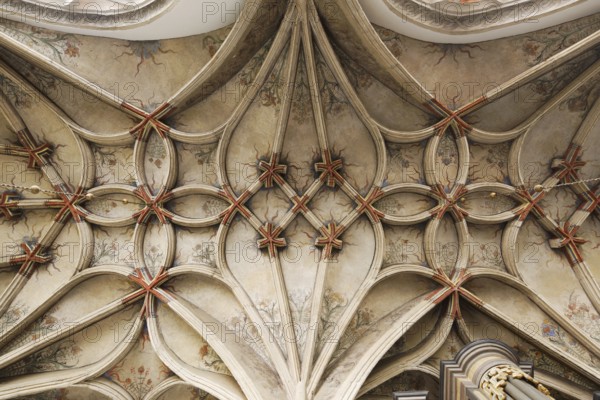 Chapel of St Mary on the north side (new sacristy), ribbed vault, St, Saint, Saint
