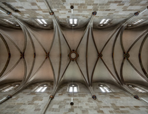 Esslingen am Neckar, Church of Our Lady, view into the vault
