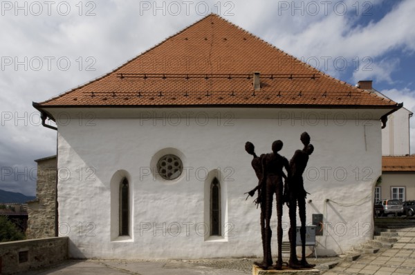 Synagogue with memorial