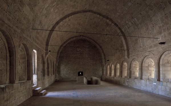 Cistercian monastery founded in 1146, dormitory, interior facing north