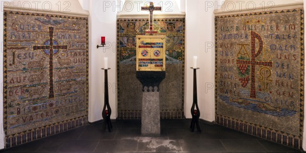 Built between 1889 and 1891, chancel with mosaics, St., Sankt, Saint