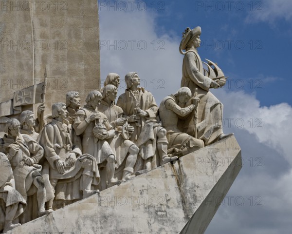 Padrao dos Descobrimentos explorer monument, eastern group of figures, upper part, Henry the
