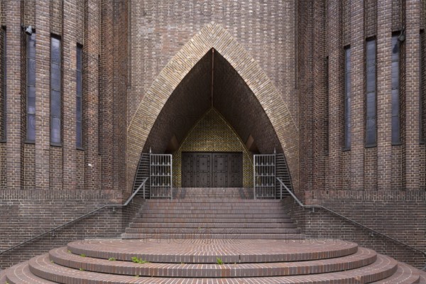 Berlin, church on Hohenzollerndamm, built 1931-1932 by Fritz Höger