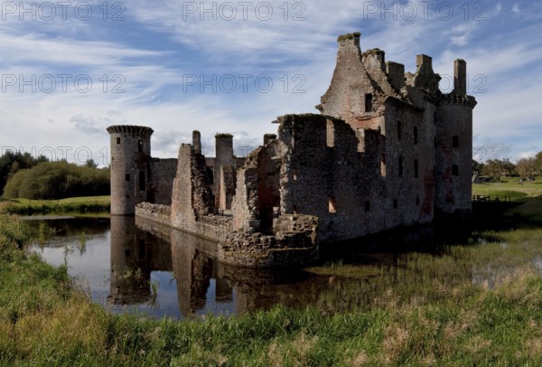 Caerlaverock Castle near Dumfries