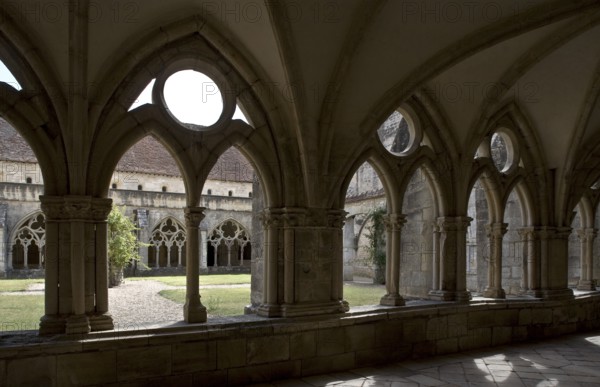 View from the west wing of the cloister, St., Sankt, Saint