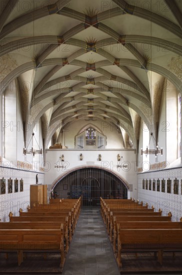 View to the east towards the organ, St., Sankt, Saint
