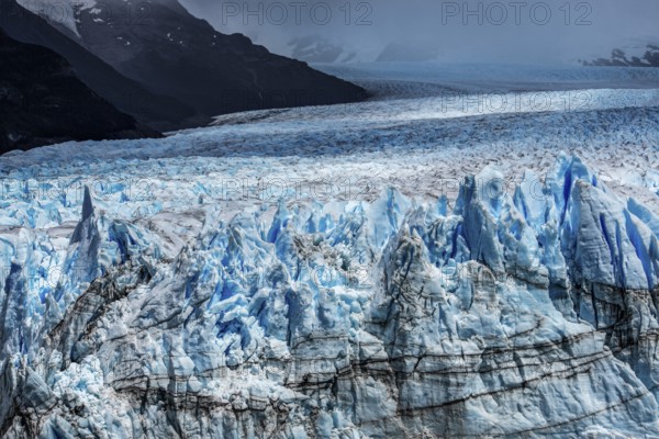Perito Moreno Glacier, glacier tongue, glacier break, Los Glaciares National Park, Santa Cruz,