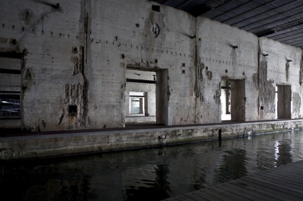 Saint-Nazaire, former German submarine bunker