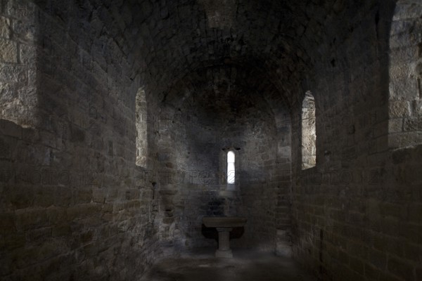 Castle, first castle church of the Virgin Mary of Valverde, inside to the altar, St., Saint, Saint