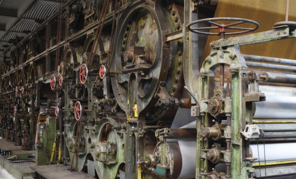 Paper machine PM4 from 1889, forty metres long and five metres high