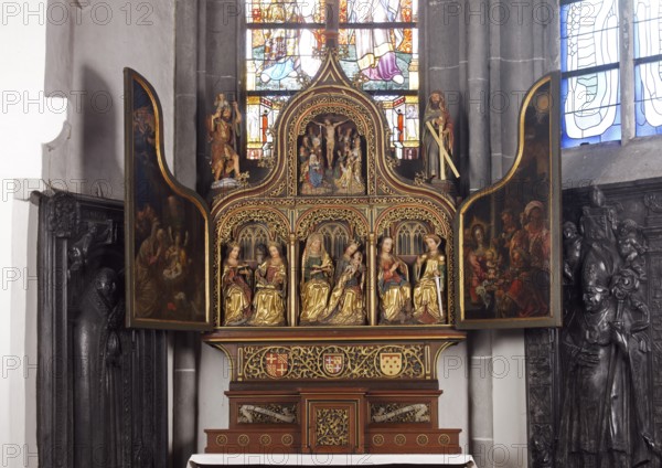 Annenaltar in the southern side choir, St., Sankt, Saint
