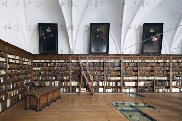 Scharbausaal, dormitory of the Franciscan monks, remodelled in 1618 - 1619 and furnished with