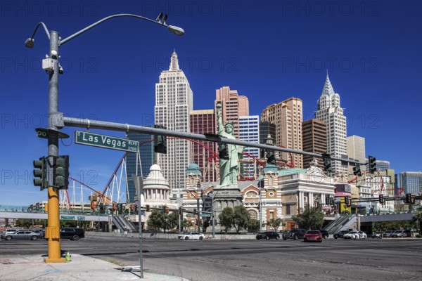 Hotel New York, Las Vegas Boulevard, Nevada, USA, North America