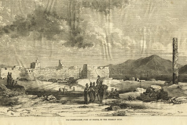 Old Portuguese fort at Ormuz in the Persian Gulf