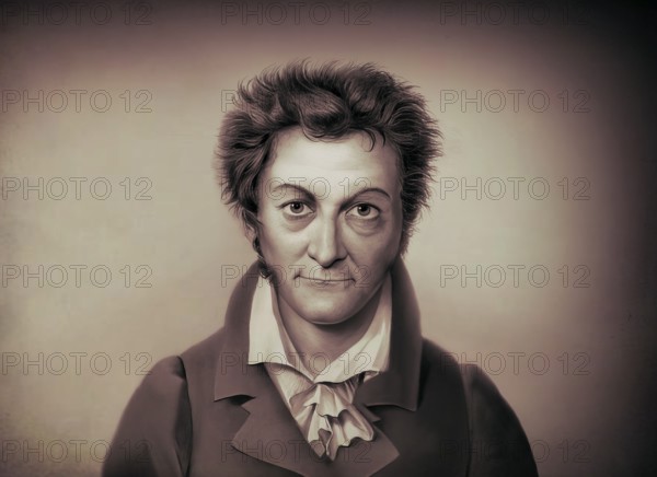 Ernst Theodor Amadeus Hoffmann, or E. T. A. Hoffmann, 1776 - 1822, German Romantic author of