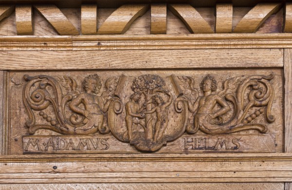 Scharbausaal, dormitory of the Franciscan monks, remodelled in 1618 - 1619 and furnished with