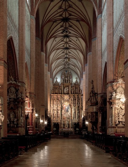 Former Cistercian church, central nave facing east, St., Sankt, Saint