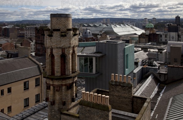 GB Glasgow View of the south city centre, seen from The Lighthouse exhibition centre