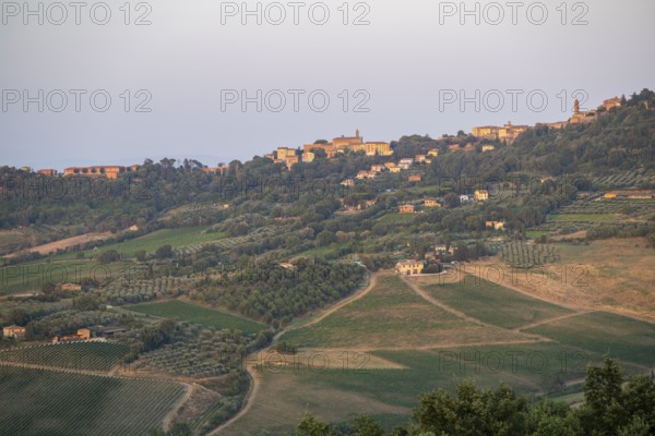 The old town of Montepulciano, Tuscany, Italy, Europe