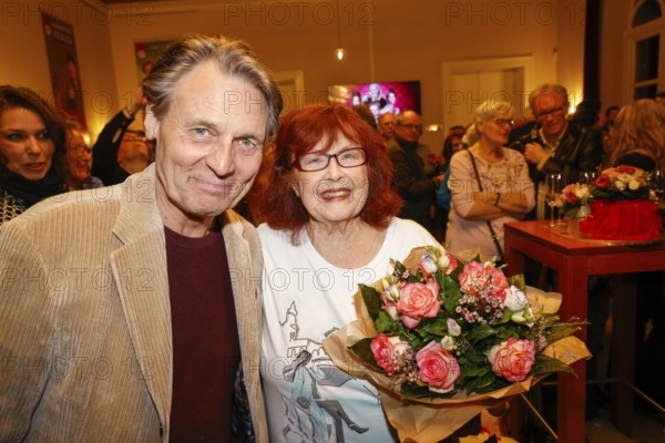 Wolfgang Bahro and Brigitte Grothum at the premiere ofOma Trick with Brigitte Grothum and Johannis