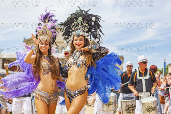 The International Samba Festival in Coburg, Germany, Europe