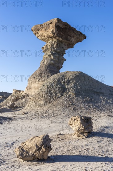 El Hongo (the mushroom), Ischigualasto Provincial Park, Villa San Agustín, San Juan Province,