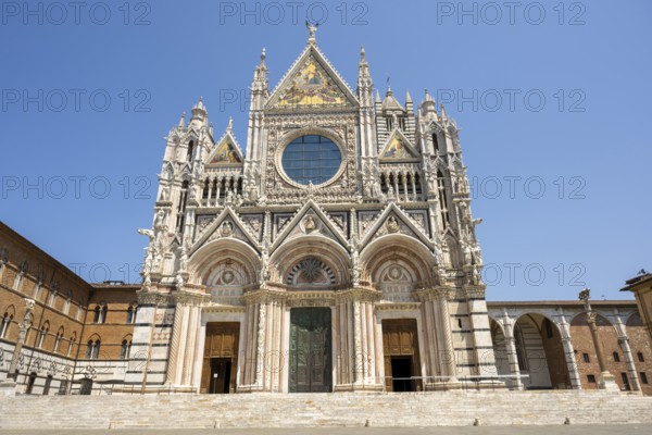 Cathedral of Siena, Cattedrale di Santa Maria Assunta, main church of the city of Siena, Tuscany,