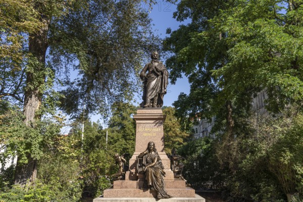 The Mendelssohn Monument in Leipzig, Saxony, Germany, Europe