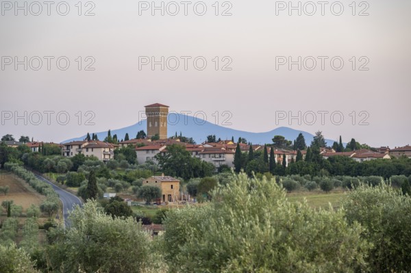 Pienza, Val d'Orcia, Tuscany, Province of Siena, Italy, Europe
