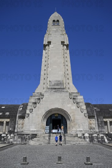 Ossuary of Douaumont, memorial to the fallen in the First World War, Verdun, Grand Est region,