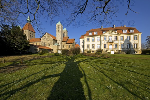 Collegiate Church of St Boniface with Freckenhorst Castle, Warendorf, Münsterland, North