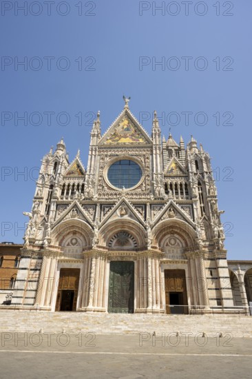 Cathedral of Siena, Cattedrale di Santa Maria Assunta, main church of the city of Siena, Tuscany,