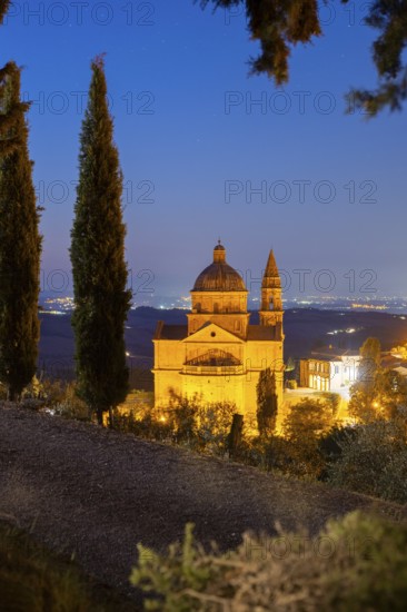 Church of Madonna di San Biagio, Montepulciano, Tuscany, Italy, Europe
