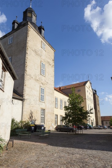 Baroque castle Hundisburg, view from the farmyard, Haldensleben, Saxony-Anhalt, Germany, Europe