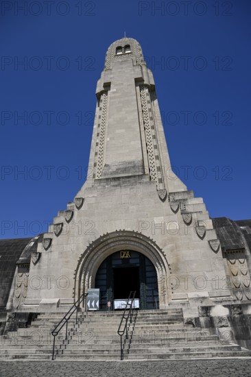 Ossuary of Douaumont, memorial to the fallen in the First World War, Verdun, Grand Est region,