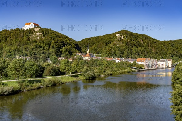 Riedenburg on the Main-Danube Canal, Lower Bavaria, Bavaria, Germany, Europe
