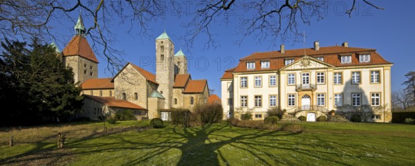 Collegiate Church of St Boniface with Freckenhorst Castle, Warendorf, Münsterland, North