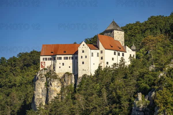 Prunn Castle in Schlossprunn near Riedenburg, Lower Bavaria, Bavaria, Germany, Europe