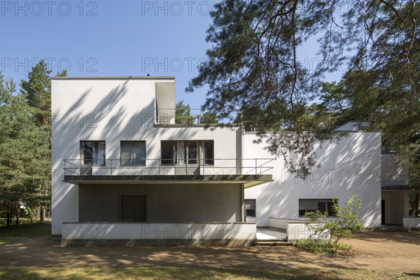 Dessau, Bauhaus master houses, Kandinsky/Klee master house, south side