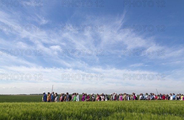 Equestrian procession on Ascension Day
